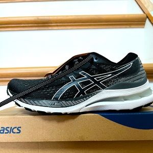 ASICS Orthilite kayano NEW black and white running shoes